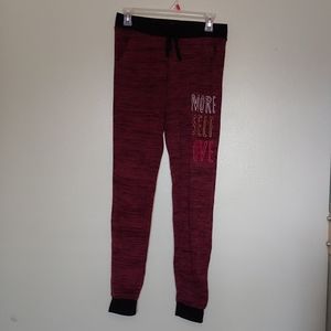 Maroon joggers
